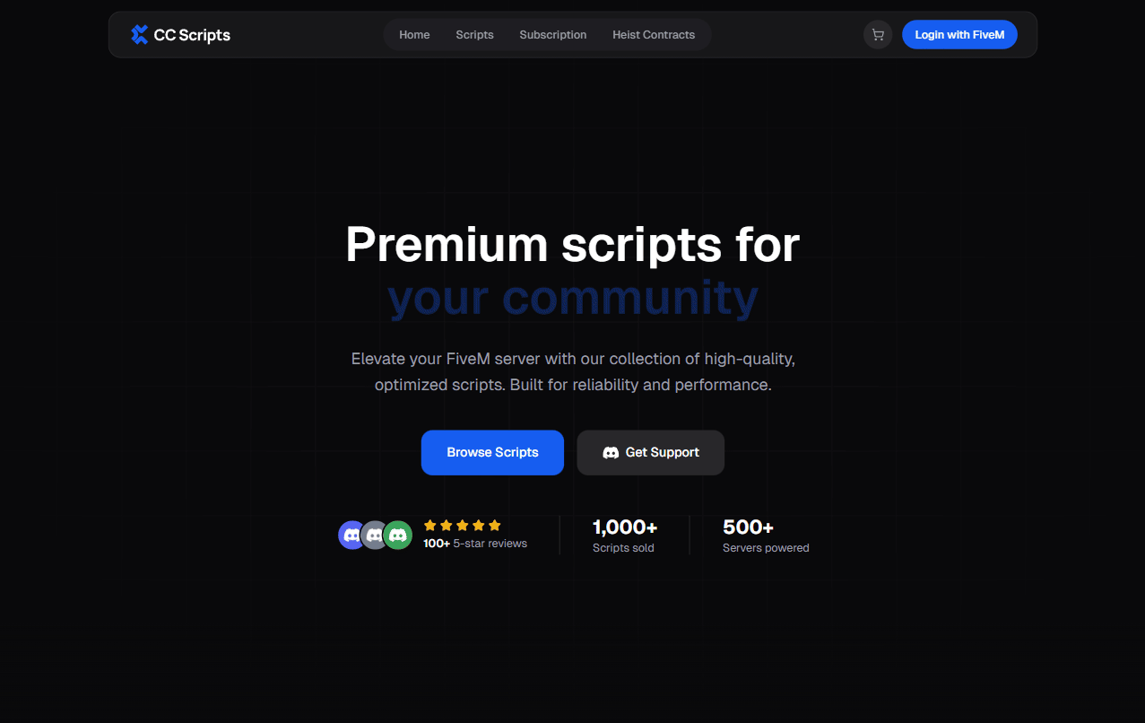 Landing page walkthrough