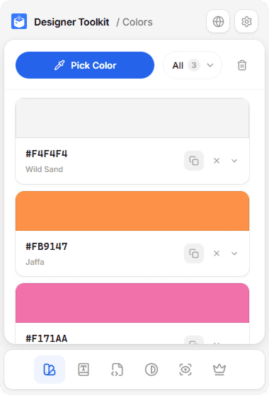 Designer Toolkit — view 1