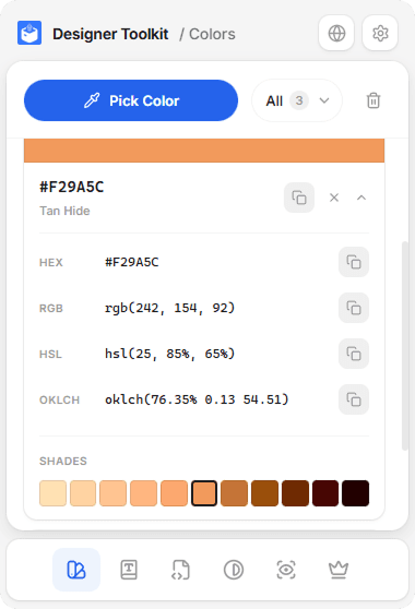 Designer Toolkit — view 2
