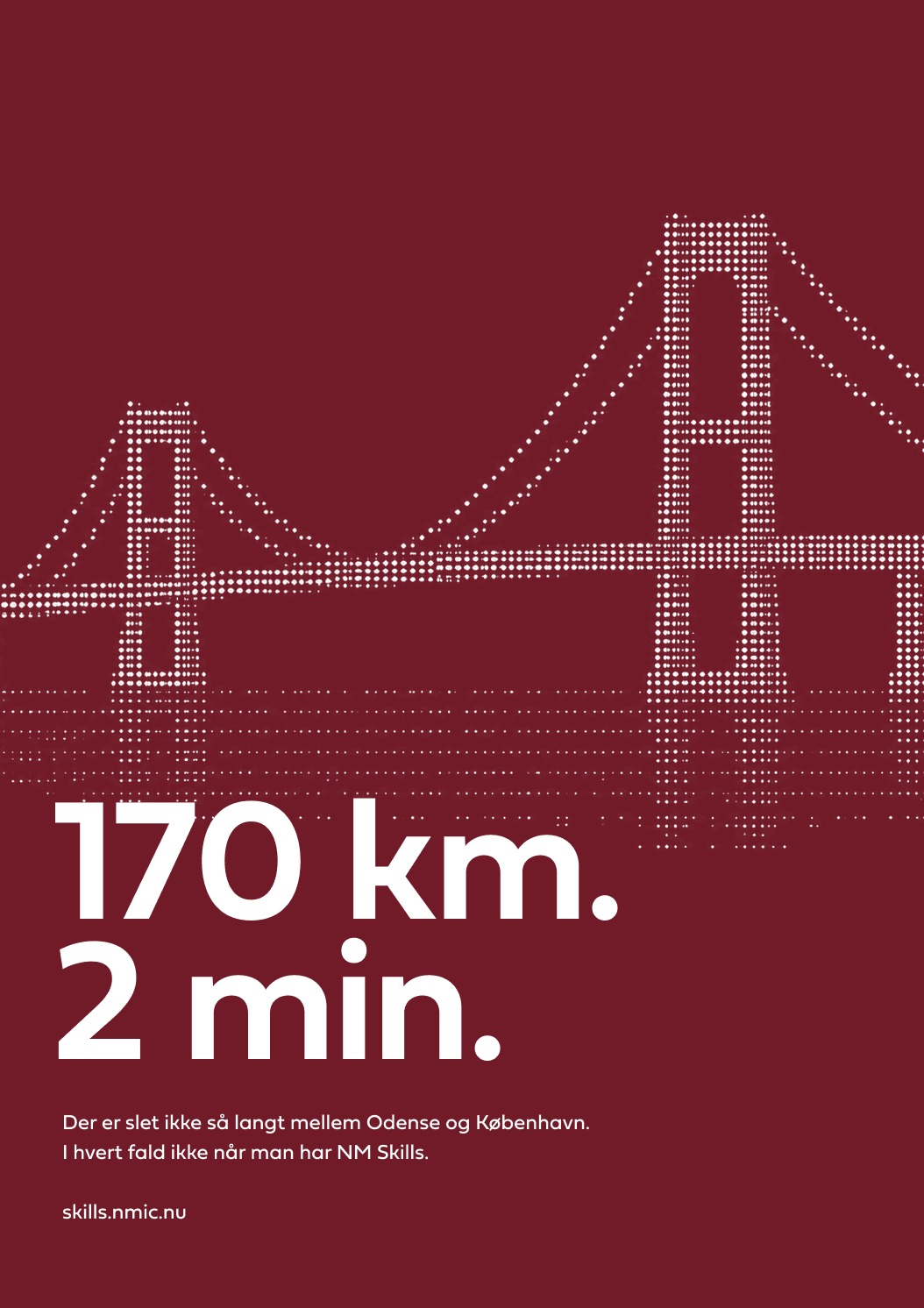 “170 km. 2 min.” launch poster