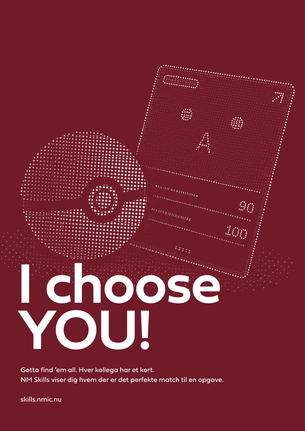 “I choose YOU!” launch poster